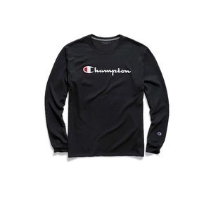 Men’s Champion Logo, Long Sleeve Shirt